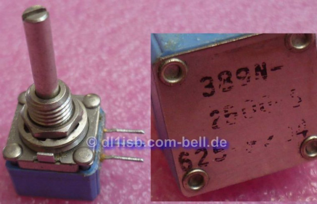 Poti Clarostat 2600 Ohm (389N-2,6K) - Hobby Spiele - Karlsruhe
