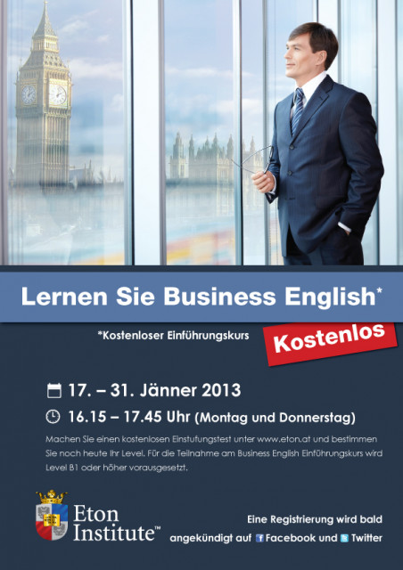 Kostenloser Business English Kurs - Lernen Lehren Lesen - Wien