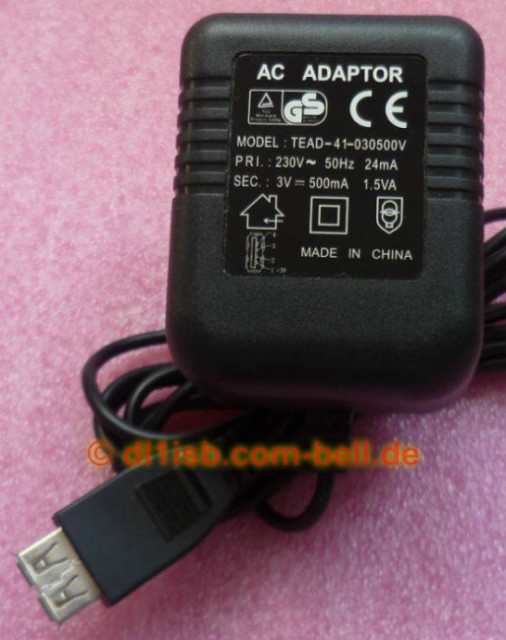USB Netzteil DC 3V/0,5A - Hobby Spiele - Karlsruhe