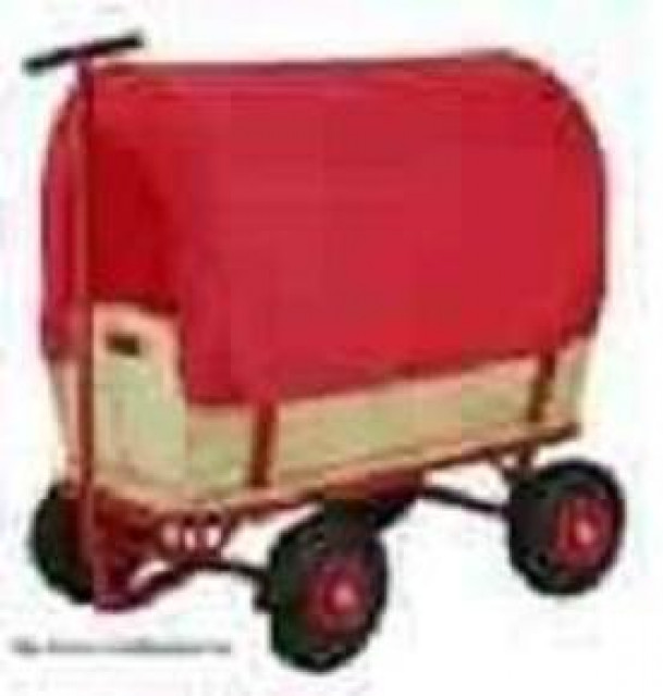 Bollerwagen NEUWARE -robust-zerlegbar-leichtläufig-belastbar bis 200 kg mit Dach - Hobby Spiele - Essen