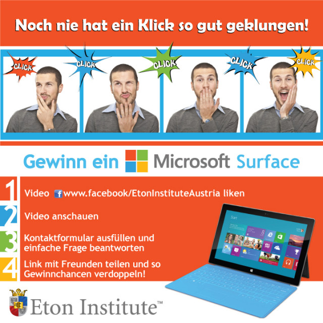 Eton Institute verlost ein brandneues Microsoft Surface!  - Tv Hifi Video Audio - Wien