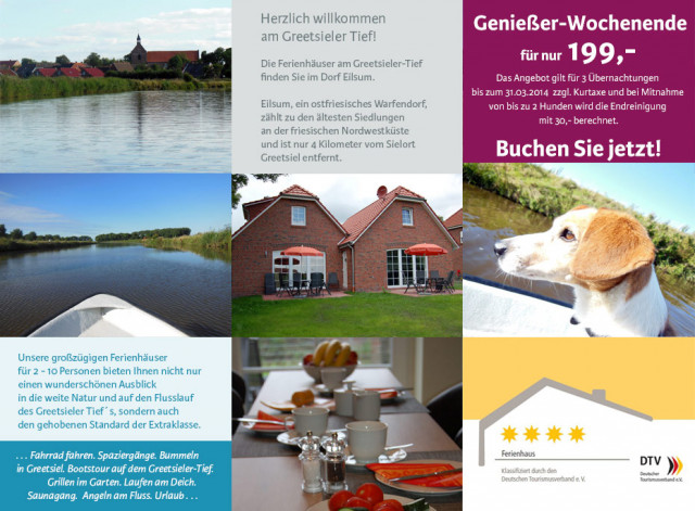 Ferienhaus an der Nordsee, Greetsiel - Eilsum, Sauna, Fahrräder etc.  - Urlaub Reise - Krummhörn